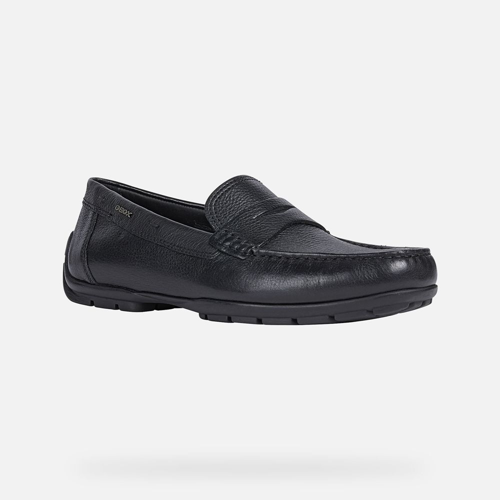 Geox Erkek Loafers Siyah - Moner 2Fit - BTQ-697321